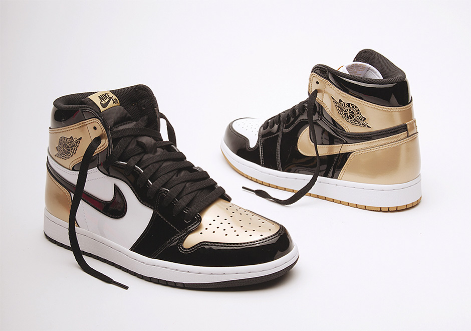 Air Jordan 1 "Top 3" In Black And Gold Releasing At Union LA Complex Con Booth