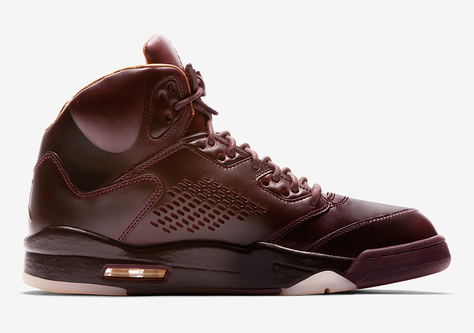 Air Jordan 5 Premium Bordeaux 881432 612 Official Images 4