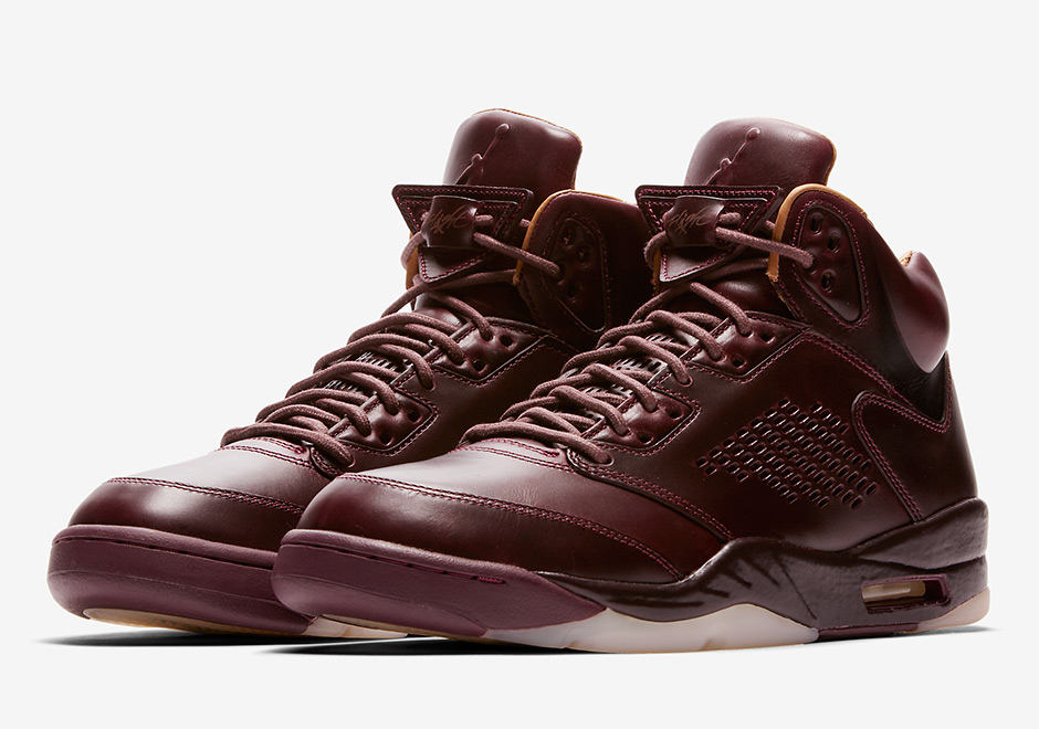 Air Jordan 5 Premium Bordeaux 881432 612 Official Images 6