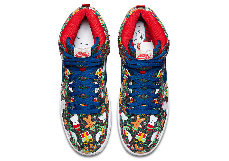 Concepts Nike Sb Dunk Ugly Christmas Sweater 881758 446 0