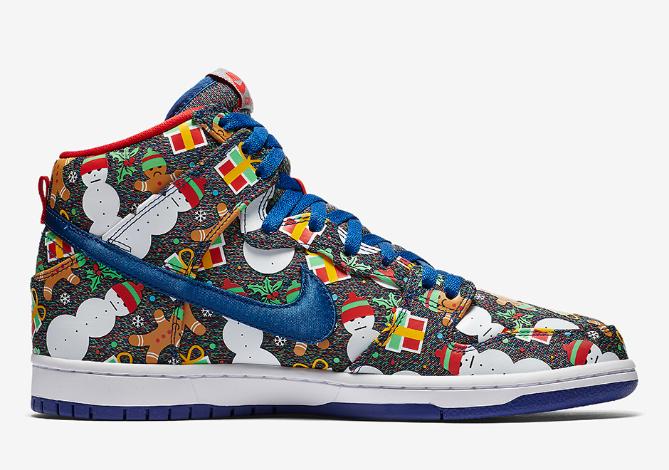 Concepts Nike Sb Dunk Ugly Christmas Sweater 881758 446 2