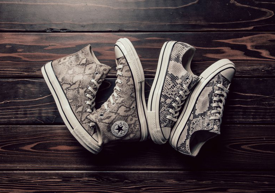 The Converse All-Star 1970s “Snakeskin” In Two Ways