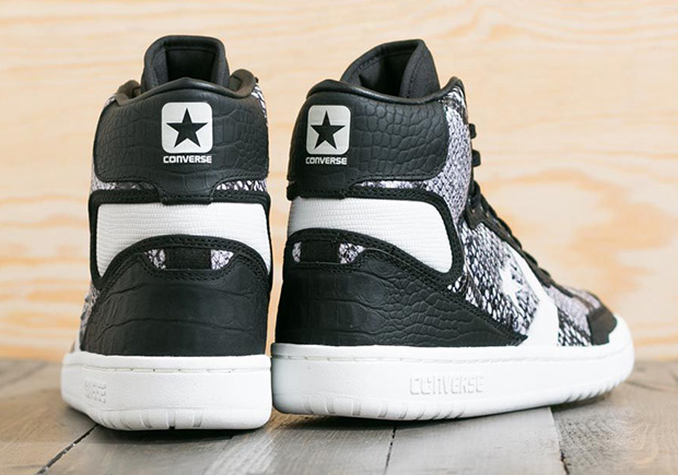 Converse Fastbreak High Black Snakeskin 6