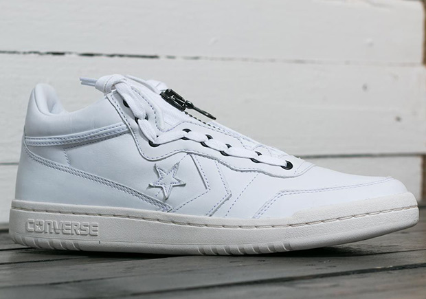 Converse Fastbreak Mid Zippers White 3