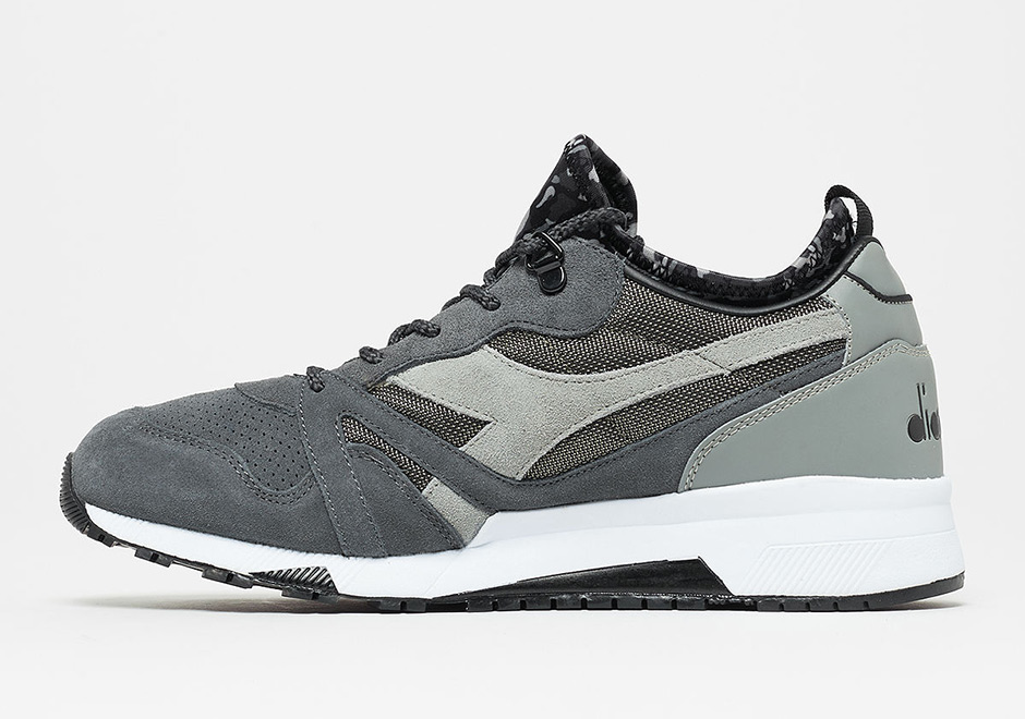 Diadora N9000 Camo Socks Grey 3