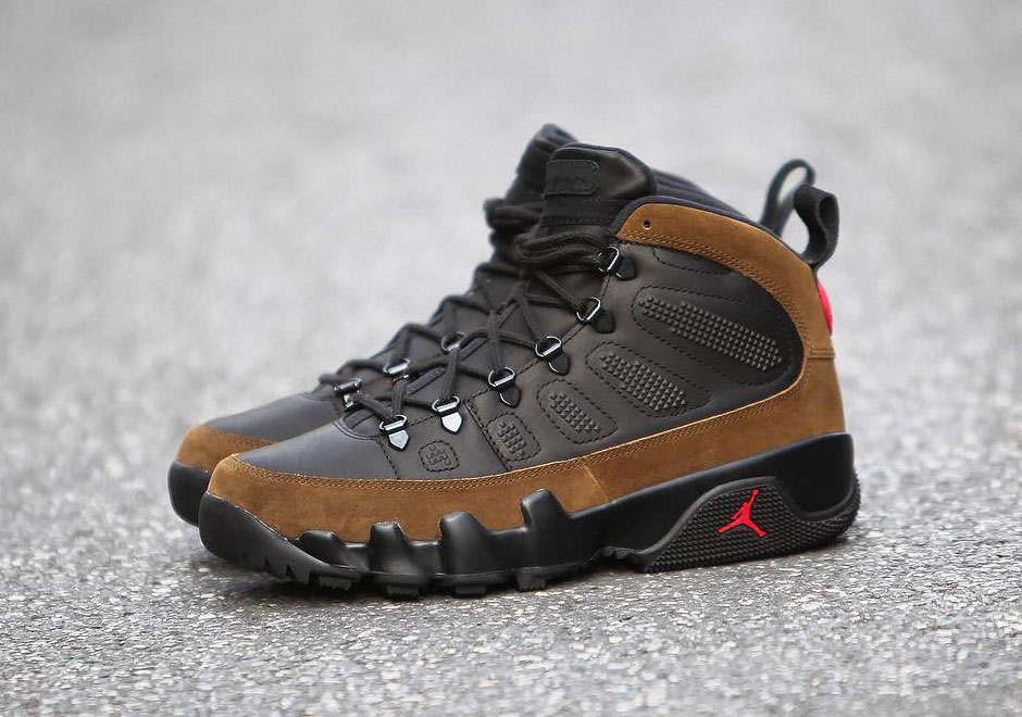 Jordan 9 Olive Nrg Boot Detailed Photos 4