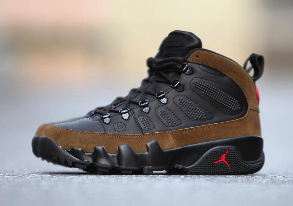 Jordan 9 Olive Nrg Boot Detailed Photos 5