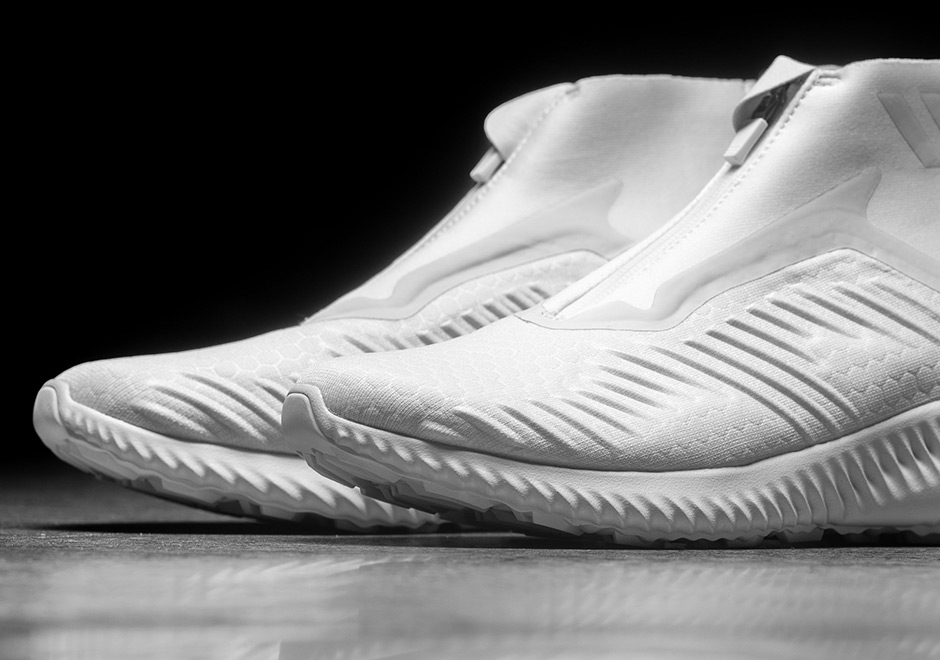 Kith Adidas Alphabounce Zip Triple White 4