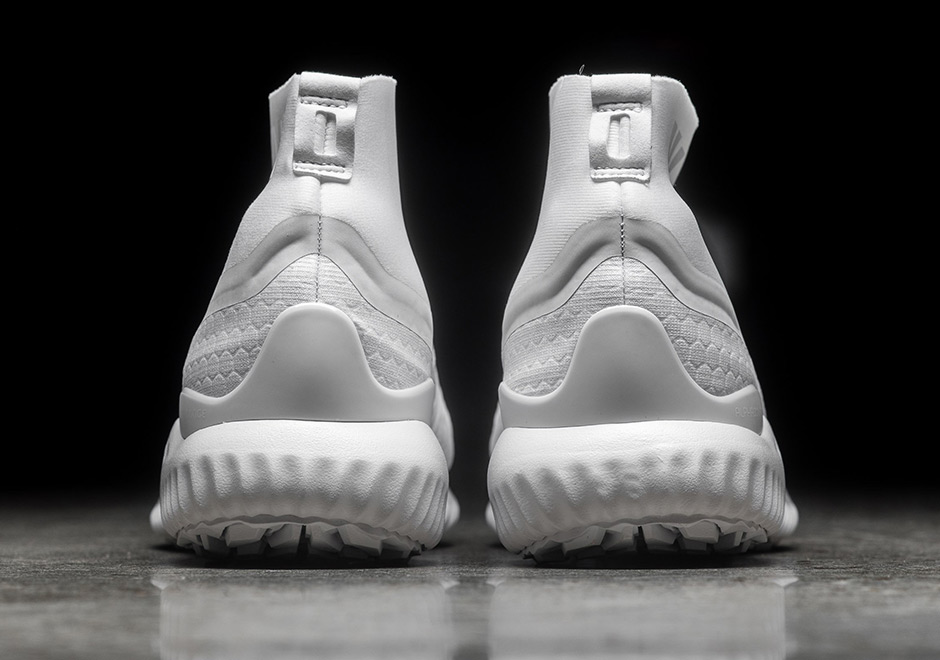 Kith Adidas Alphabounce Zip Triple White 8