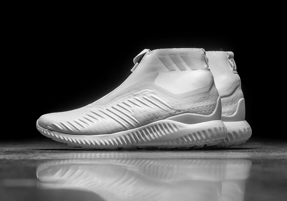 Kith Adidas Alphabounce Zip Triple White2