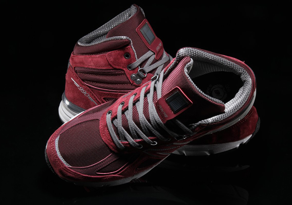 New Balance 990v4 Mid Burgandy 6