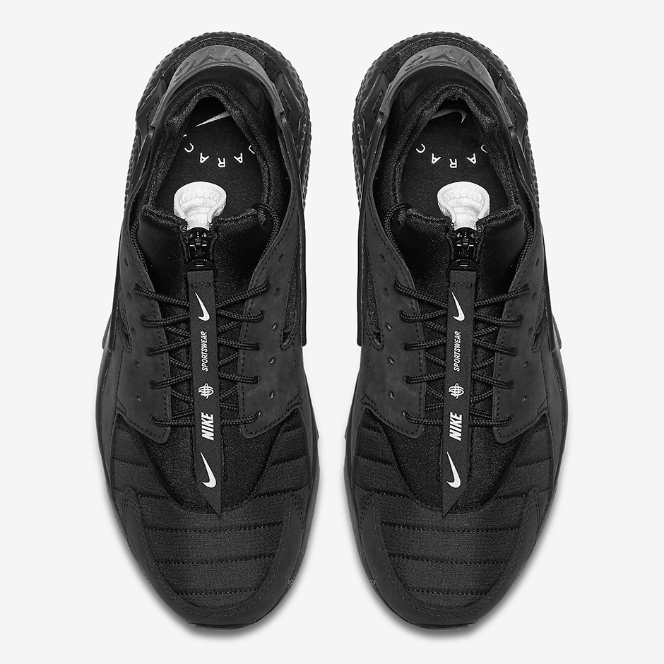 Nike Air Huarache Zipper City Nyc Black Aj5578 001 4