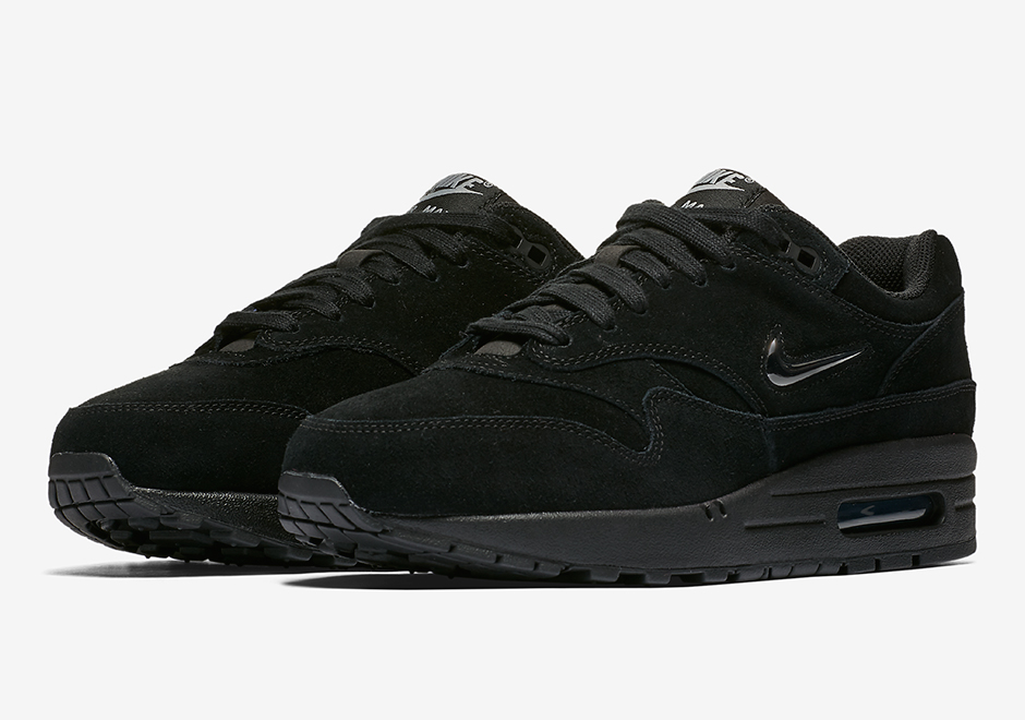 Nike Air Max 1 Jewel Sc Triple Black Aa0512 001 1