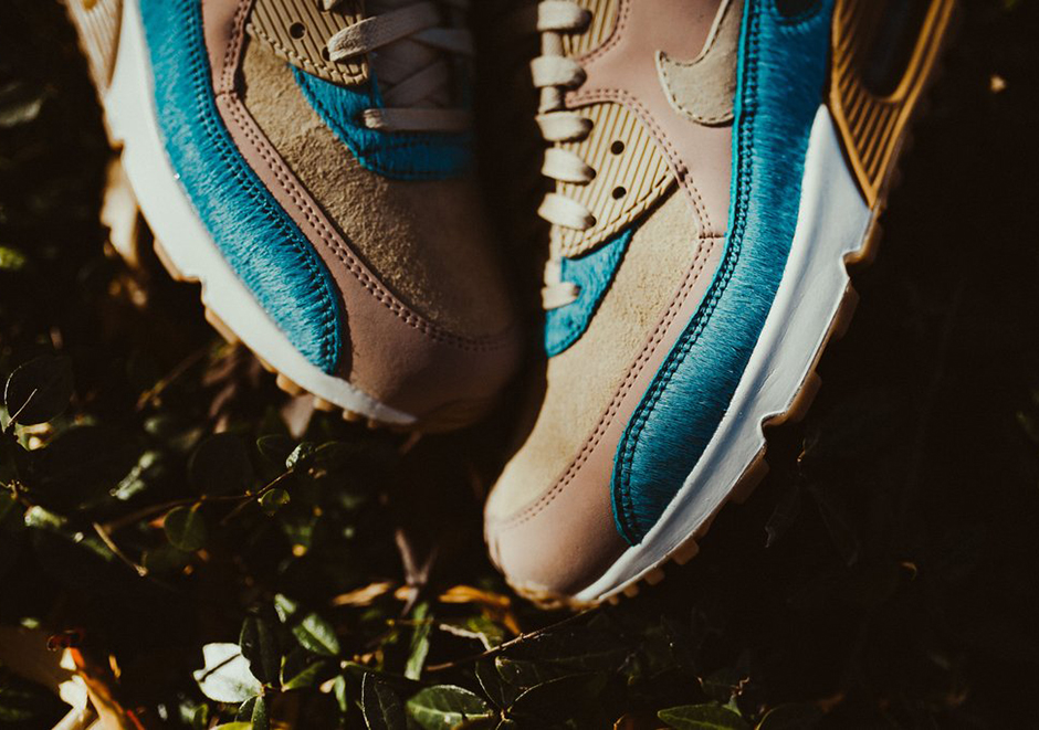 Nike Air Max 90 Lx Wmns Mushroom Smokey Blue 3