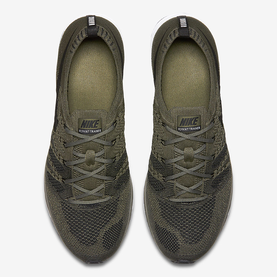 Nike Flyknit Trainer Light Olive Ah8396 200 5