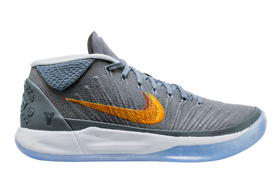 Nike Kobe Ad 922482 005 Grey Orange Red Snakeskin 1