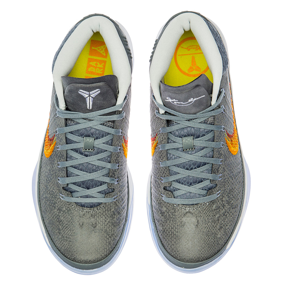 Nike Kobe Ad 922482 005 Grey Orange Red Snakeskin