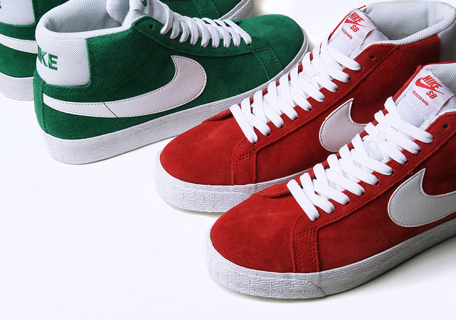 Nike Sb Blazer Mid Holiday Colors 1