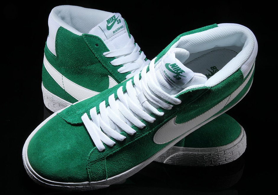 Nike Sb Blazer Mid Holiday Green 864349 311 2