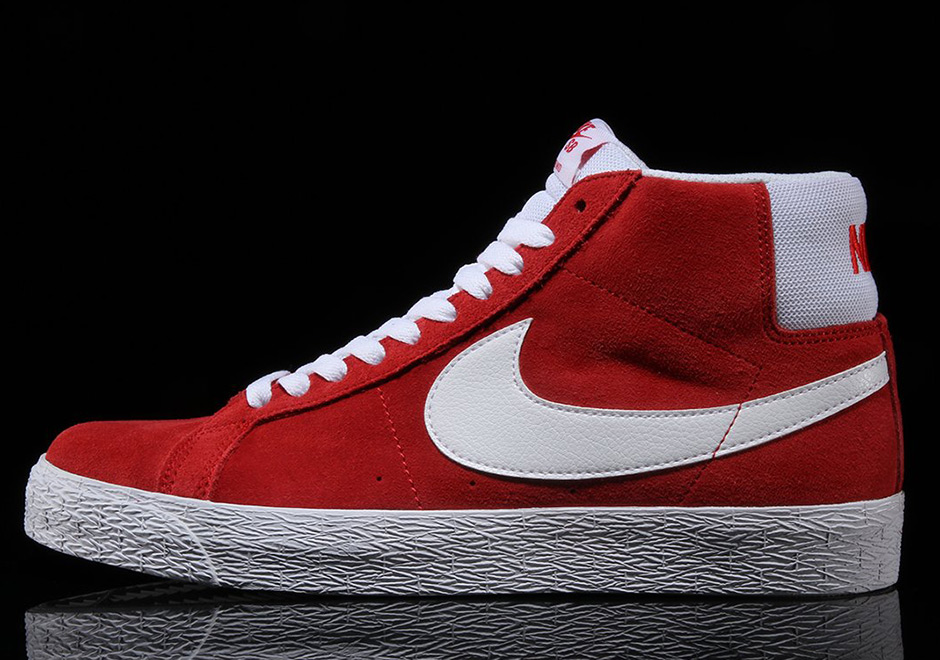 Nike Sb Blazer Mid Holiday Red 863439 611 2