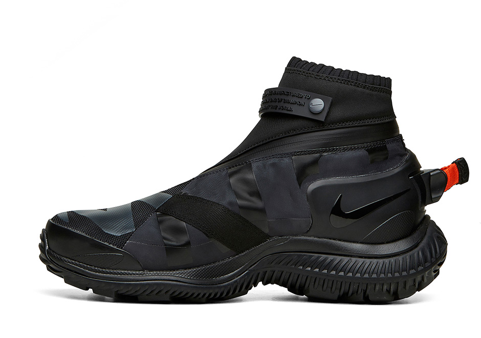 Nikelab Gyakusou Mens Gaiter Boot Black 1