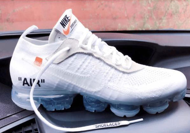 Here's A Look At The OFF WHITE x Nike Vapormax In White