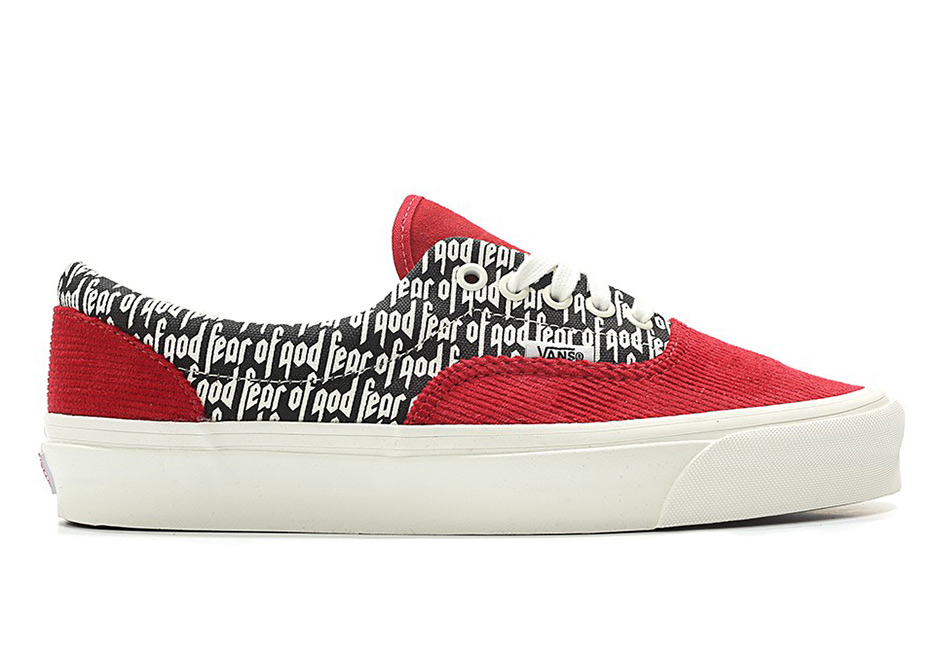 Vans Fear Of God Ua Era 95 Red 1