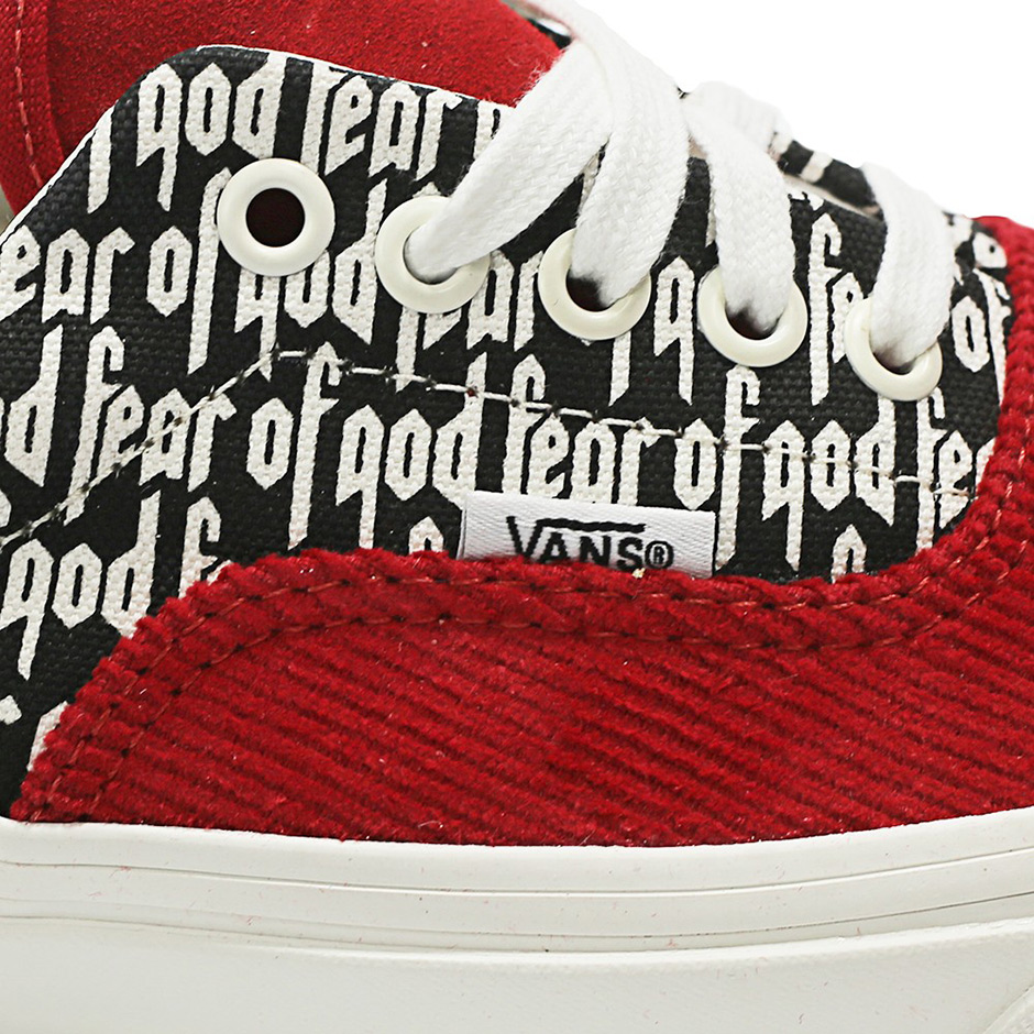 Vans Fear Of God Ua Era 95 Red 4