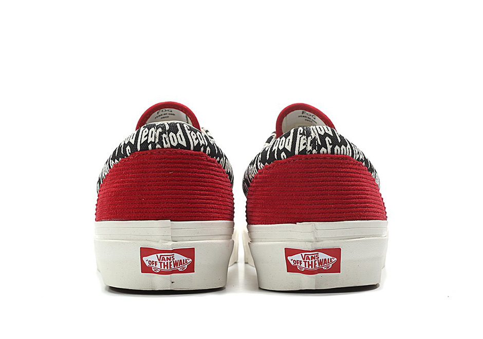 Vans Fear Of God Ua Era 95 Red 5