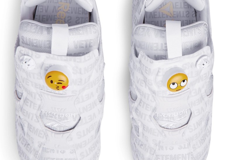VETEMENTS Puts Emojis On Their Latest Reebok Instapump Fury
