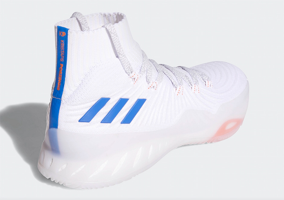 Adidas Crazy Explosive 17 Kristaps Porzingis Home White 1