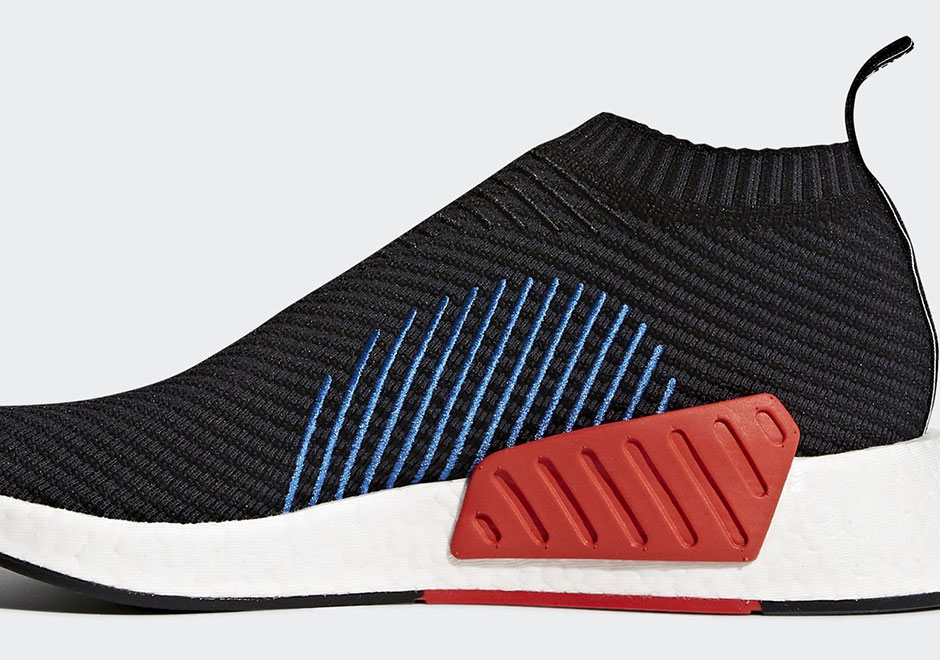 adidas NMD CS2 "Core Black" Adds Blue And Orange Detailing