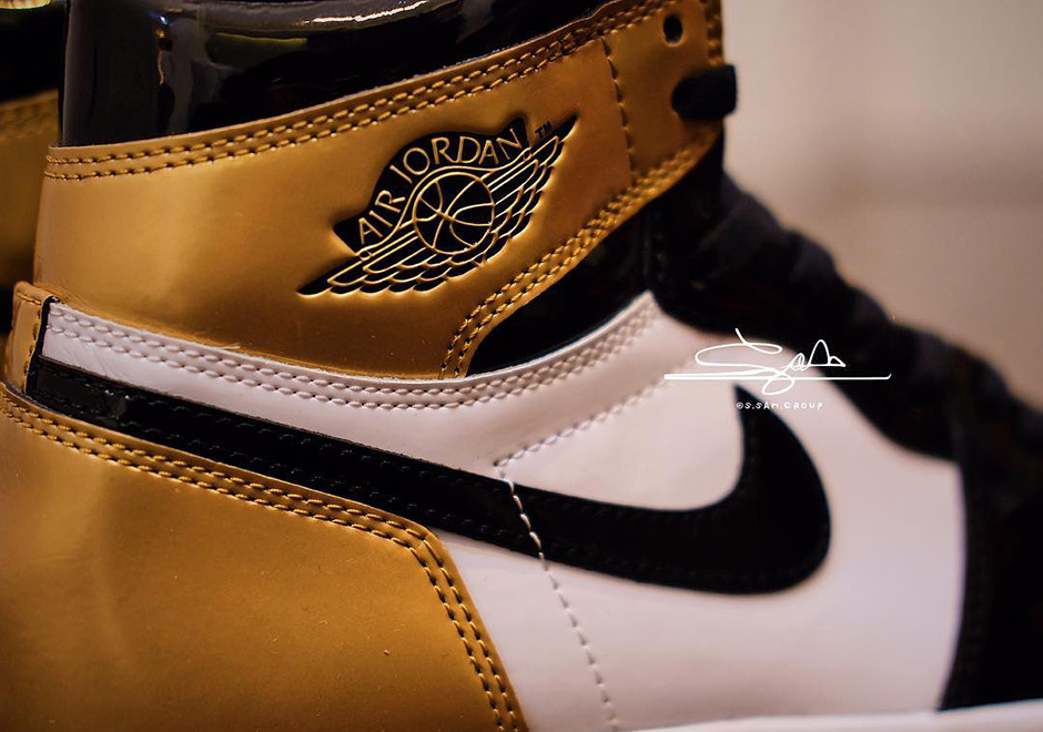 Air Jordan 1 Black Gold January 2018 1