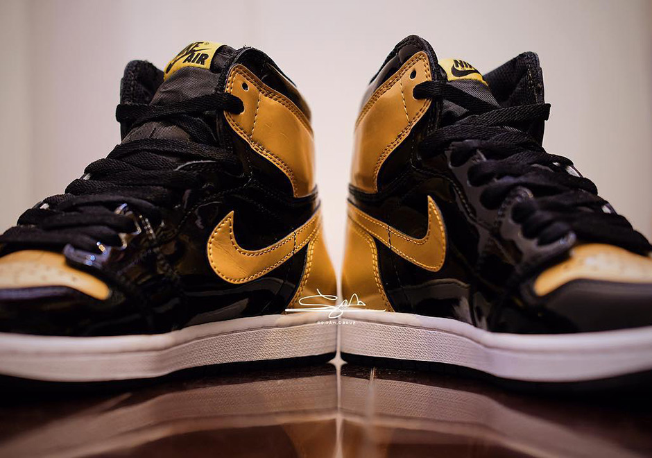 Air Jordan 1 Black Gold January 2018 8