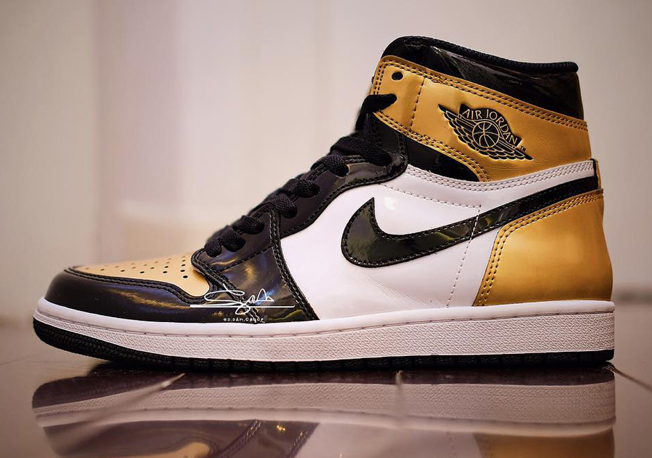 Air Jordan 1 Black Gold January 2018