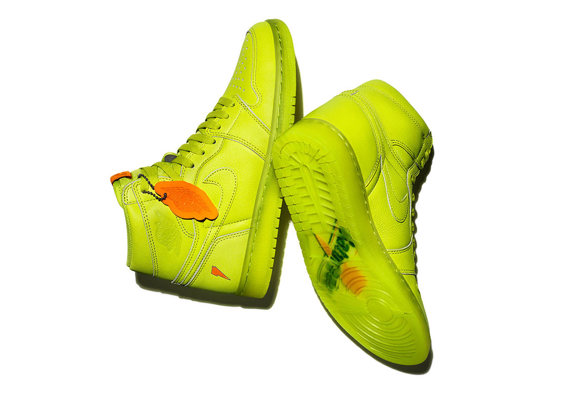 The Air Jordan 1 "Lemon-Lime", Gatorade's Original Flavor, Will Be The Most Limited