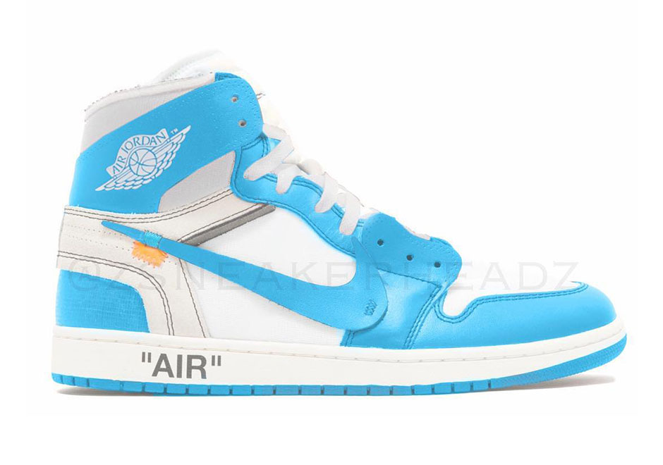 OFF WHITE x Air Jordan 1 In UNC Blue Releasing In 2018