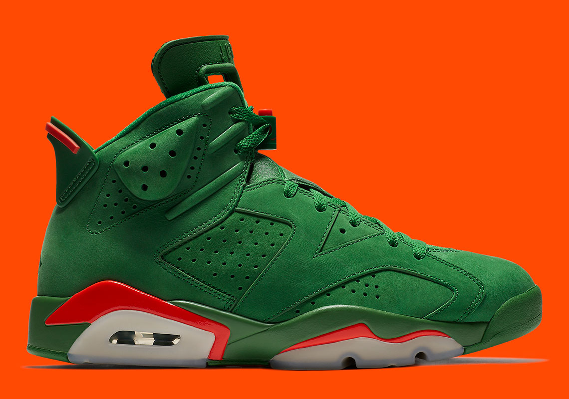 Air Jordan 6 Gatorade Green Suede Release Date 3