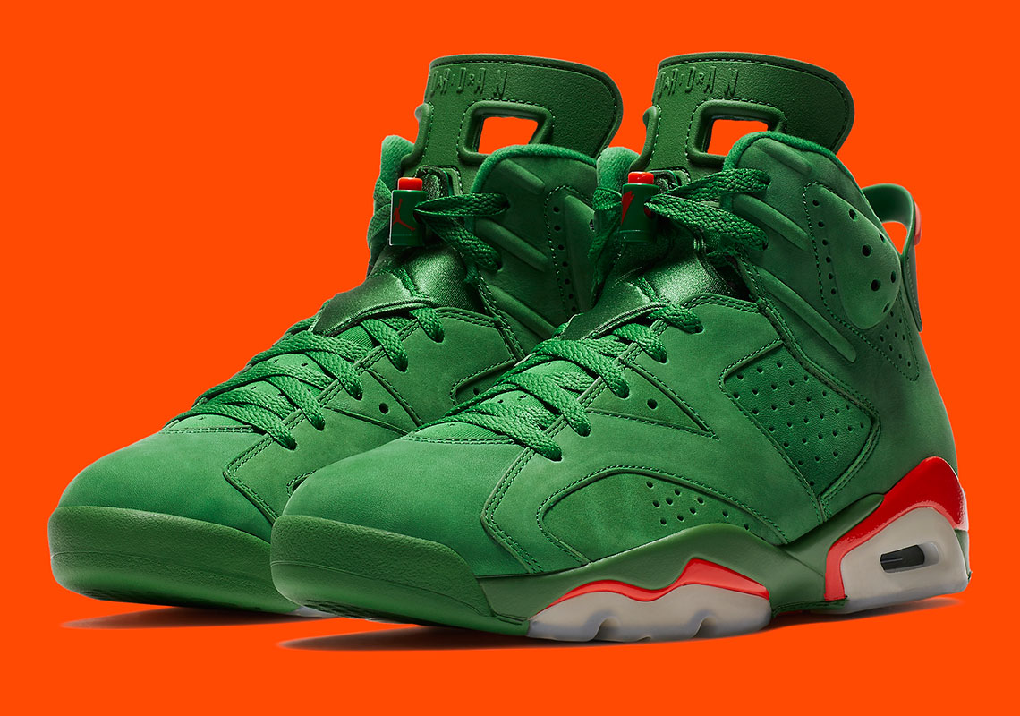 Air Jordan 6 "Gatorade" In Green Suede Releases On December 30th