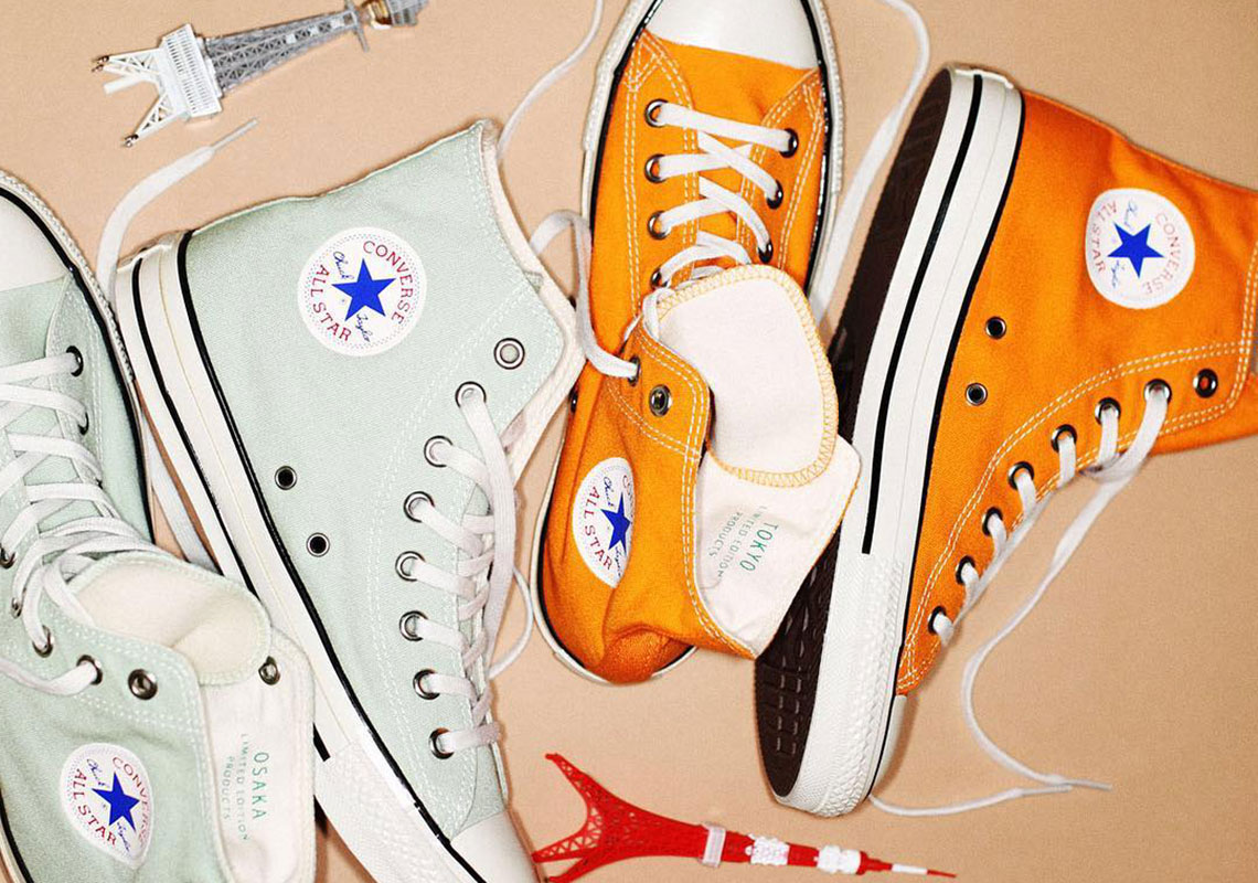 Converse Japan Honors Osaka And Tokyo With Two Colorful Chuck Taylors