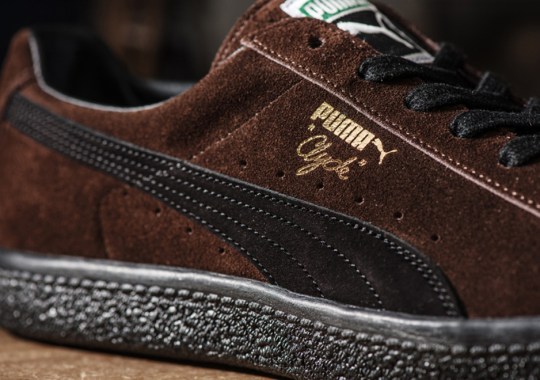 Japan’s Kicks Lab Dresses Up The Puma Clyde In Brown Suede