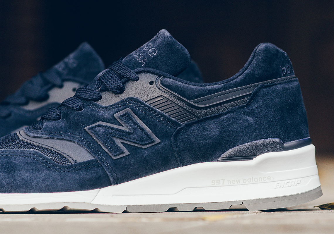 New Balance 997 Tonal Nacy Uppers Available Now 4