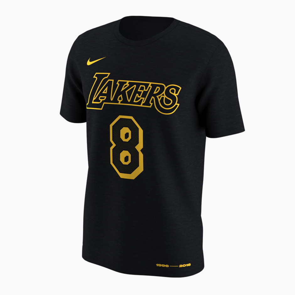 Nike Air Force 1 Black Mamba Kobe Bryant Jersey Retirement 5