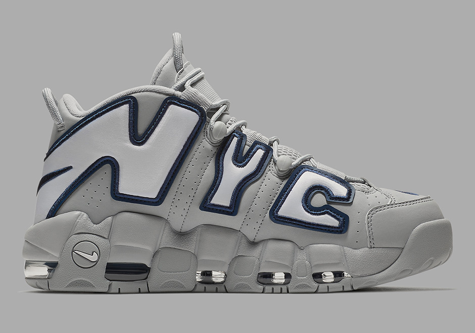 Nike Air More Uptempo Nyc Grey Navy Aj3137 001 3