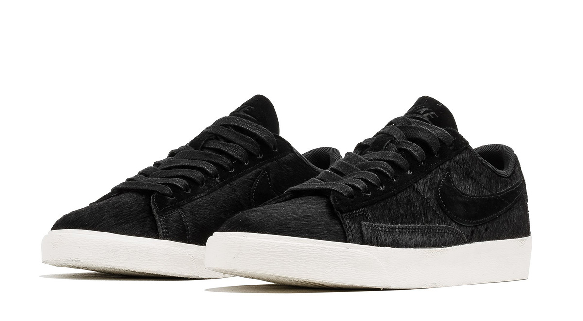 Nike's Blazer Low LX For Women Arrives In Black Pony Hair