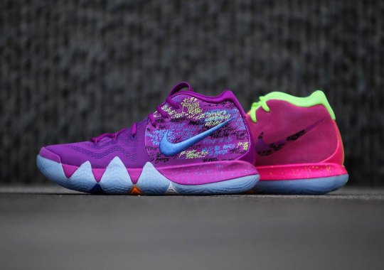 Detailed Look At The Nike Kyrie 4 “Confetti”