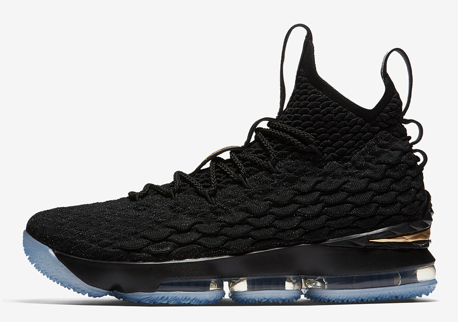 Nike Lebron 15 Black Gold 897648 006 1