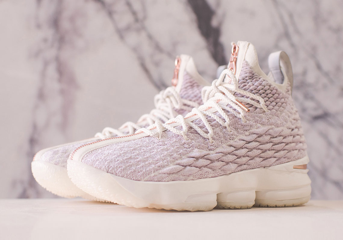 Nike Lebron 15 Rose Gold Release Date 2