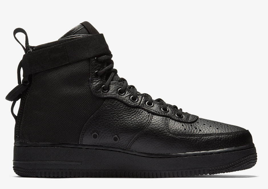 Nike Sf Af1 Mid Triple Black Coming Soon 4