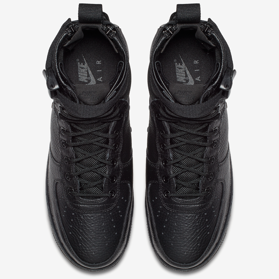 Nike Sf Af1 Mid Triple Black Coming Soon 5